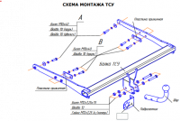 Фаркоп 3966-A Oris на Ford Mondeo седан 2007-2015 без выреза в бампере. Тип шара: A. Нагрузки: 1200/50 кг, масса фаркопа 14,3 кг (без электрики в комплекте) от магазина ФаркопРос